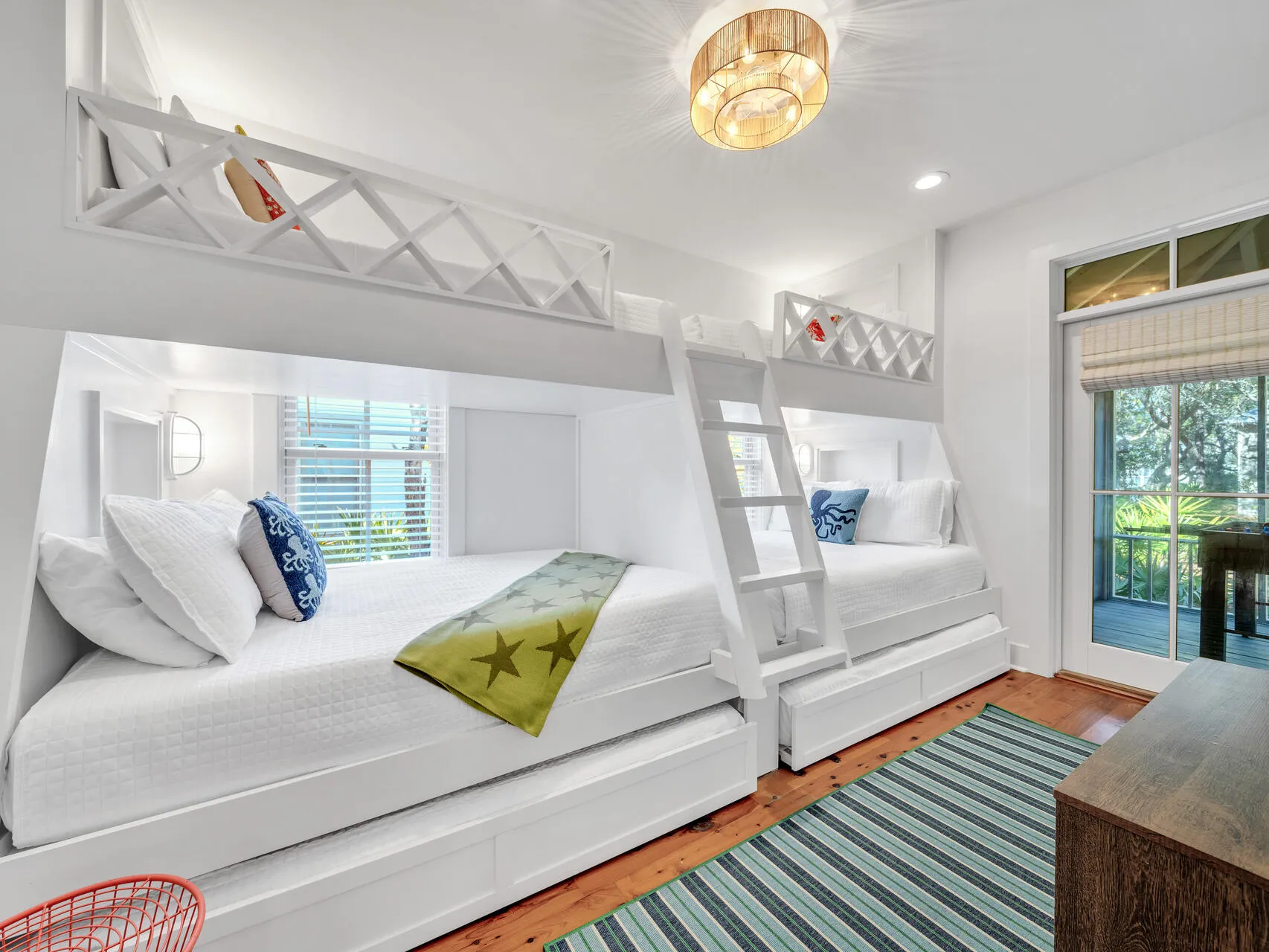 Bunk Room-Twin over Full Bunks with Trundles