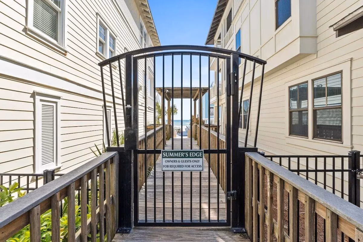 Gated Beach Access--Steps from House